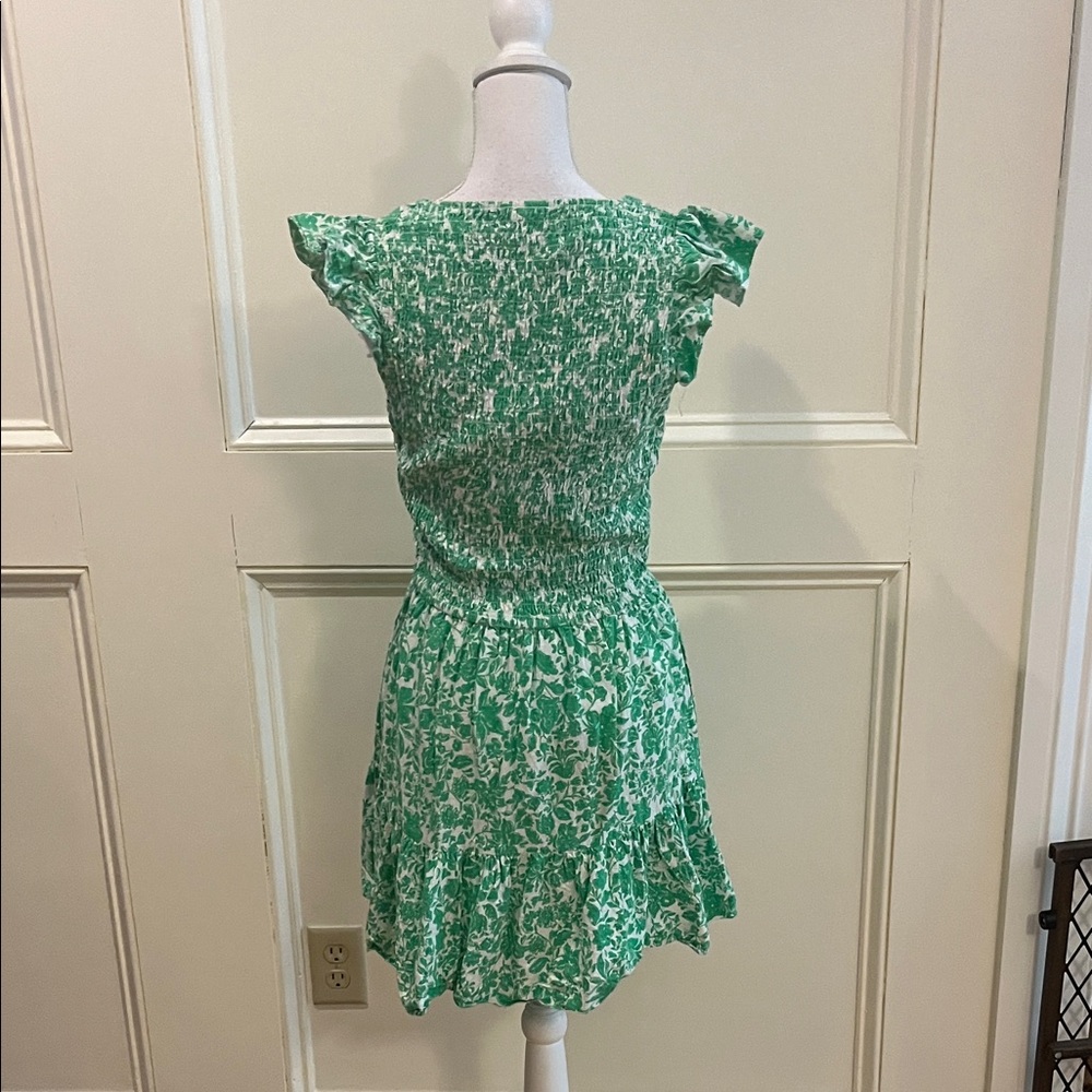 Universal Thread Emerald And Ivory Flutter Sleeve… - image 8